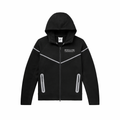 Black and Silver Reflective Trending Hoodie