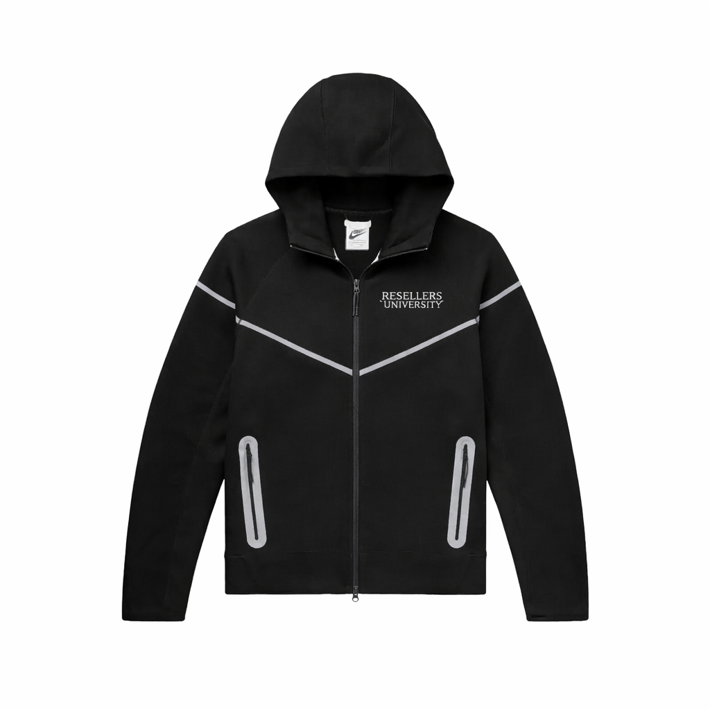 Black and Silver Reflective Trending Hoodie